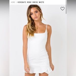 Kiribati Mini Dress White (New with tags)